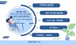 Hello Data Entry Operators !! Start Earning With Typing Work At Home