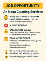 Cleaning staff