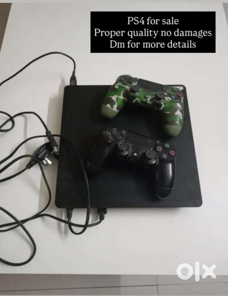 PS4 (1.5 Years Old)  Perfect Condition  2 Controllers + 5 Games