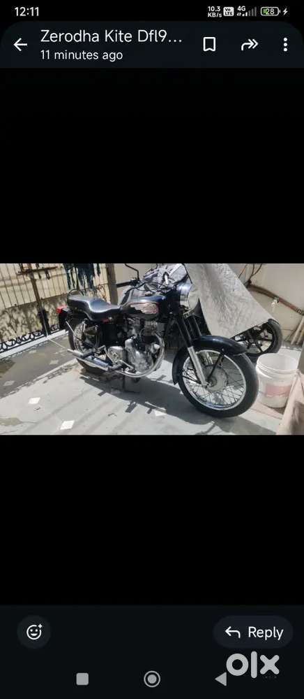 Royal Enfield Bullet original Black Bike