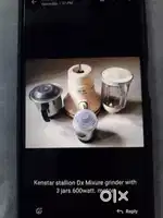 Mixure grinder..showcase..Dining table..Chairs..Drums