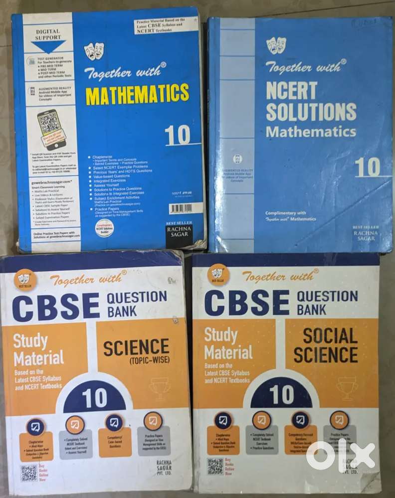 Class 10th together with question books