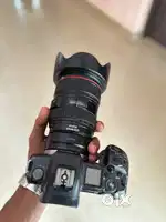 Canon EOS R body with adaptor