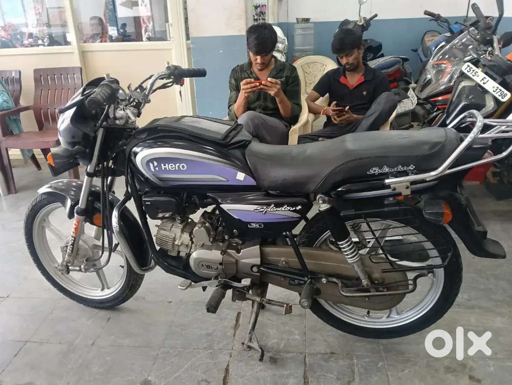 Hero splendor+, 2021 model bs-6 blue color
