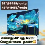 Supreme quality¥ sony new 43 inch smart led tv @11665