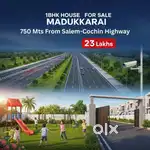KARPAGAM CLG NEAR LOW INVESTMENT PLOT FOR SALE IN MADUKKARAI ON ROAD