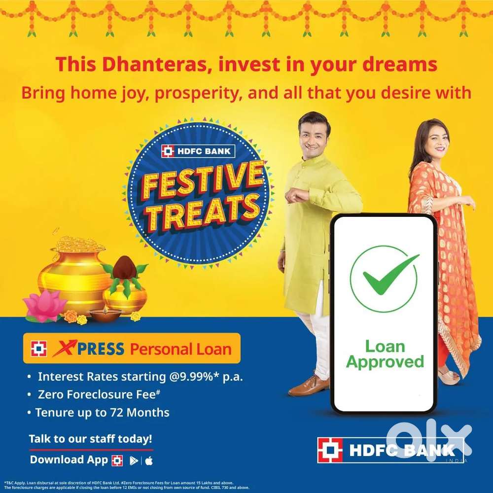 Personal loan/ Home loan/ Two wheeler loan/ Auto loan