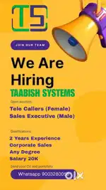 Tele Callers / Sales Executive