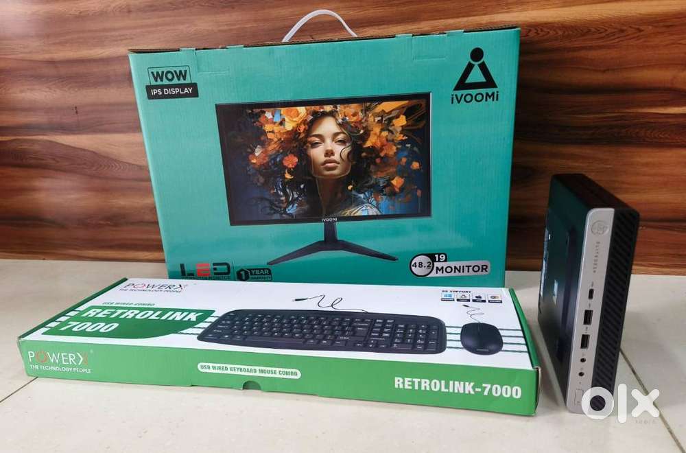 HP BRANDED 600 G2 MODEL TINY PC INTEL CORE I3 7TH GE FULL SET DESKTOP