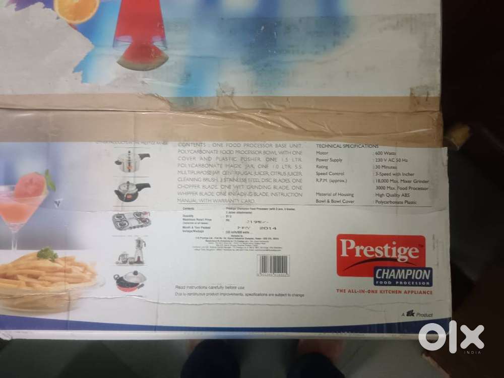 Prestige champion food processor