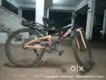 Hawk bicycle   with middle suspension