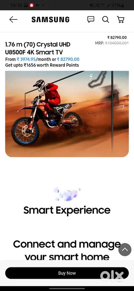 Samsung 70inch TV New one