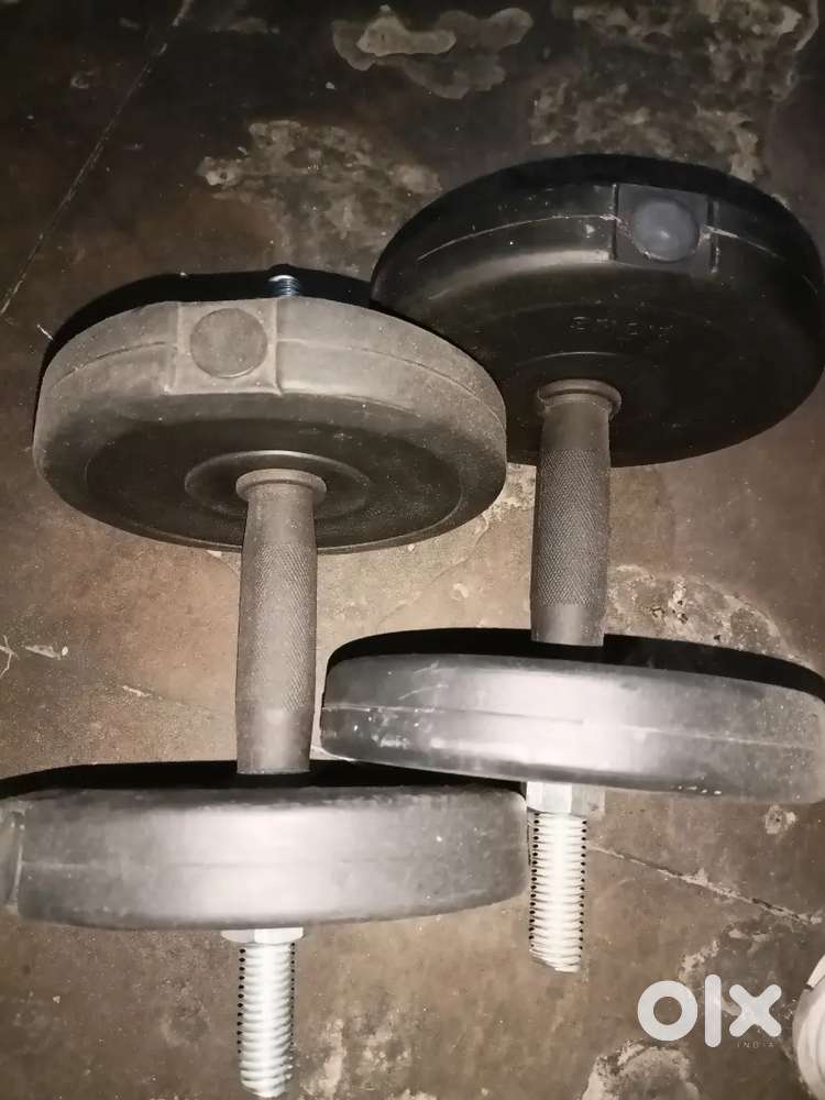 11.30 kg dummble double plates new condtion
