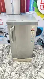 Single door godrej edge 5 star rating silver colour fridge