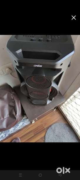 Artis 60W Wireless Party Speaker with EQ Mode/FM/Wireless Mic