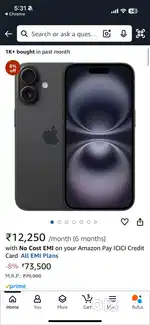 Iphone 16 128gb only two months used