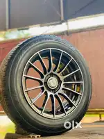 15 Inch 4 Hole 100 Pcd 7j 4 Used Alloys & 195/60/15 4 Used Tyers