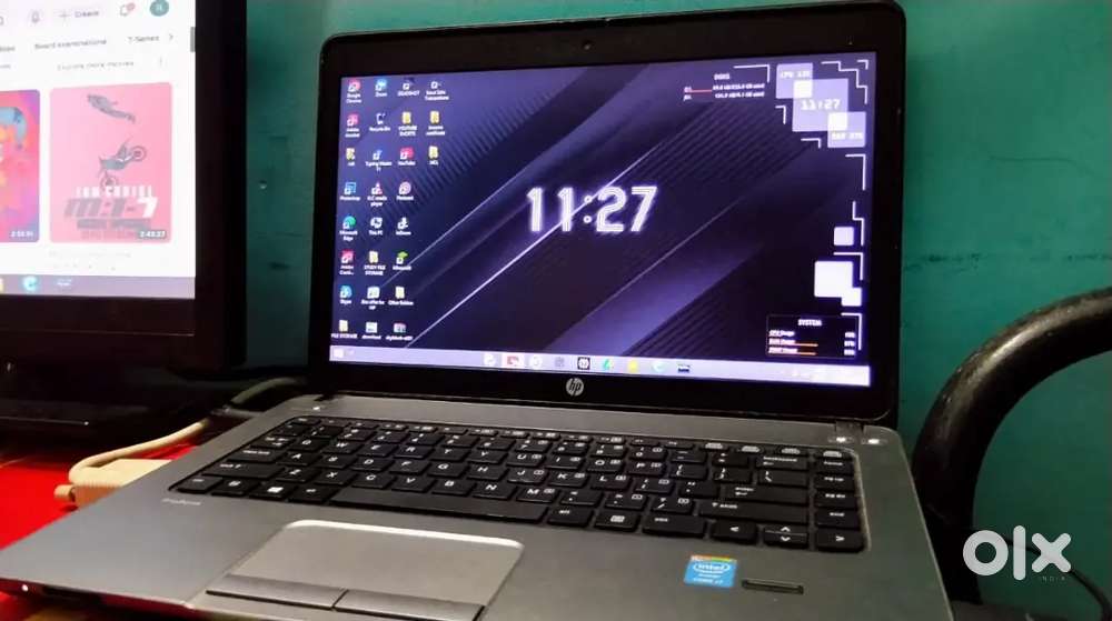 Hp i7 laptop with monitor full setup outstanding condition