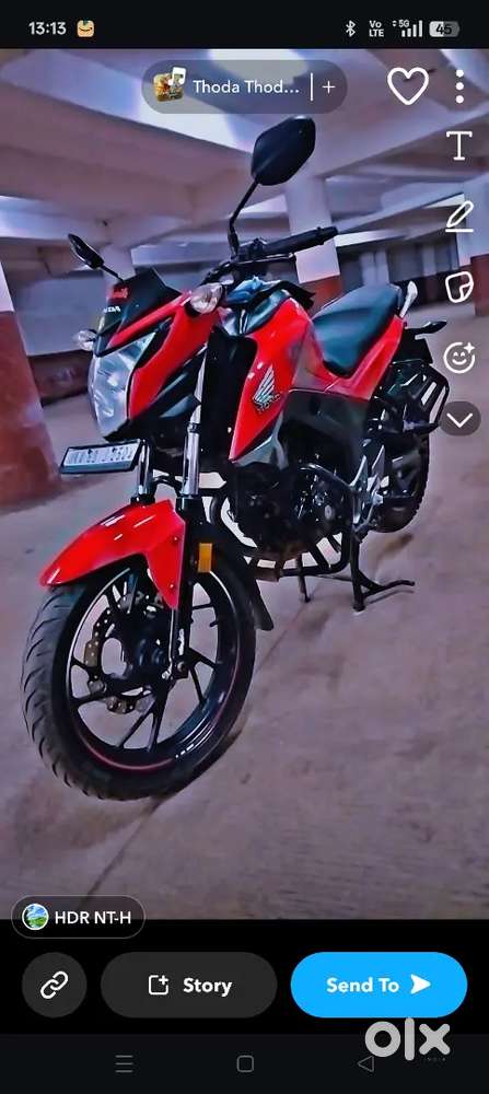 2018 model second owner hornut bike