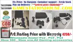 PS2 WITH 30+1000 RETRO GAMES GAME ALL ACCESSORIES 1 MONTH WARRANTY