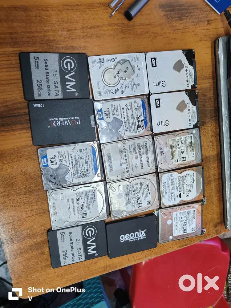 Laptop hard disk and SSD