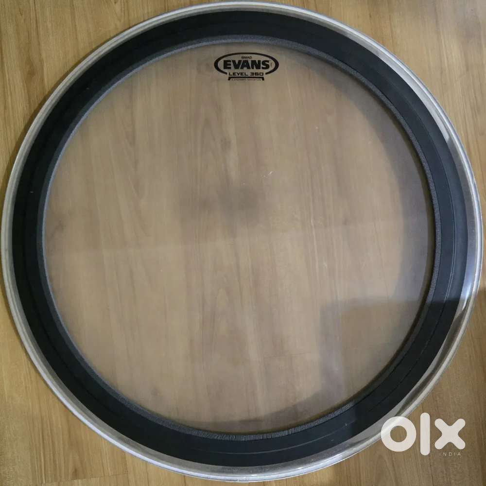 Bass Drum Head 22 inches - Evans Level 360 GMAD clear head.