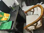 Computer table and chair