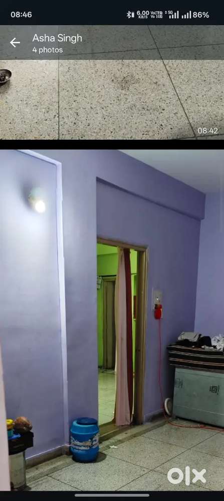 1 bhk flat available in rent for girls in family residence