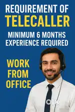 Male Telecallers required for office