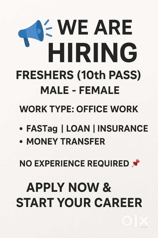 Office work and Customer services