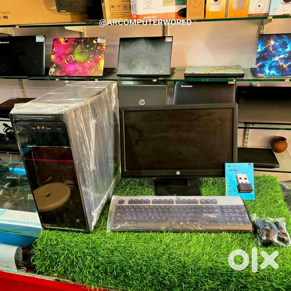 pc intel i5 8gb ram 500gb hdd ref hp monitor 19inch