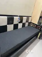 Excellent condition metal sofa cum bed