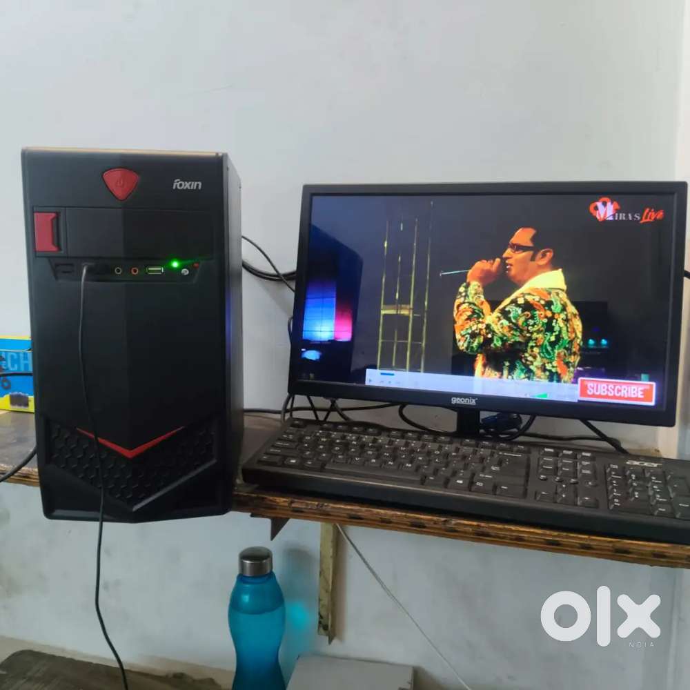 i3 6 th जनरेशन कंप्यूटर न्यू 19 इंच और 128 gb SSD DDR 4 RAM 4GB