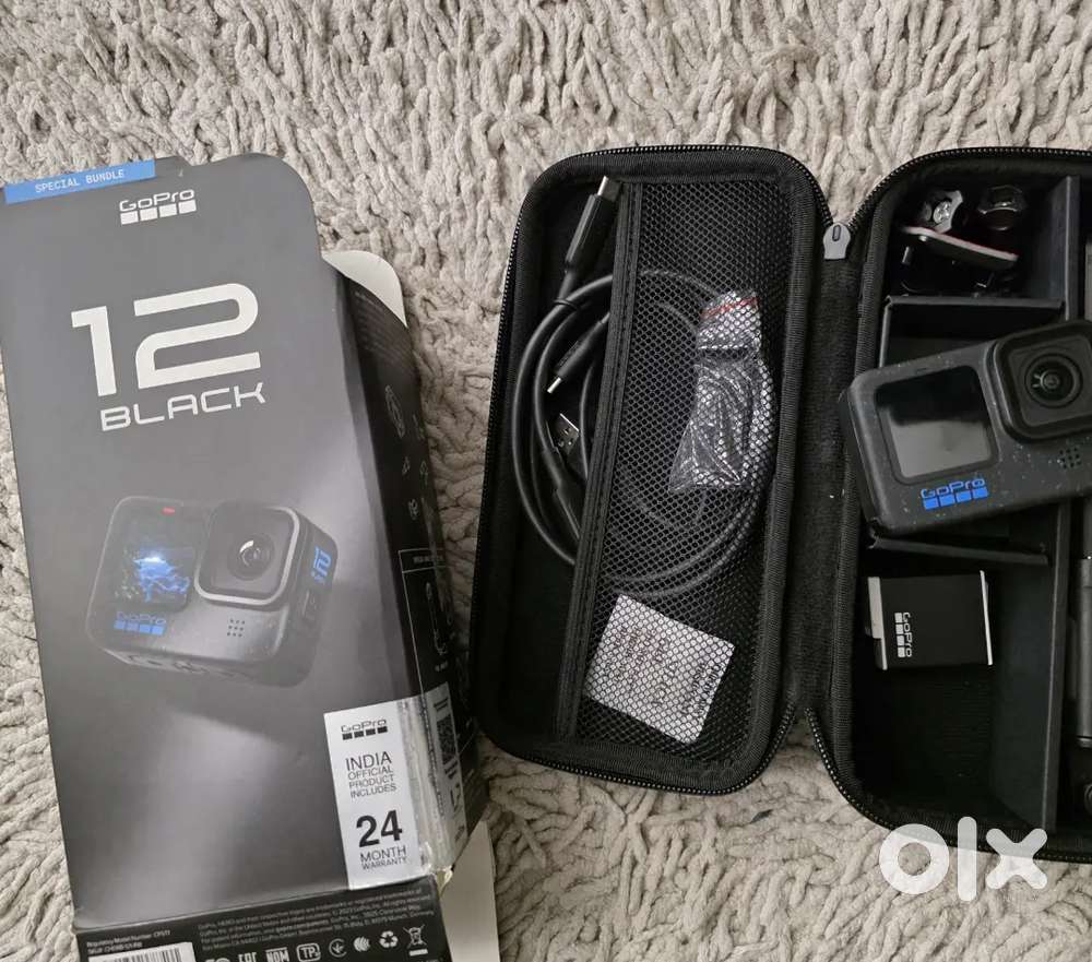 GoPro HERO12 Black Bundle - HERO12 Black Waterproof Digital 5.3k /27MP