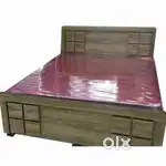 Super discount buy new double bed with box -5990/- EMI available