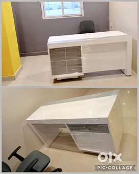 Customised office table chairs study desk MD table CEO desk furniture