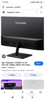 Viewsonic va2432 - mh 24 inch american monitor