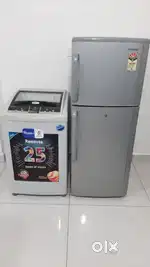 Id.338Samsung 250ltrs & Whirlpool 6.5kg Fully automaticmachine warnty