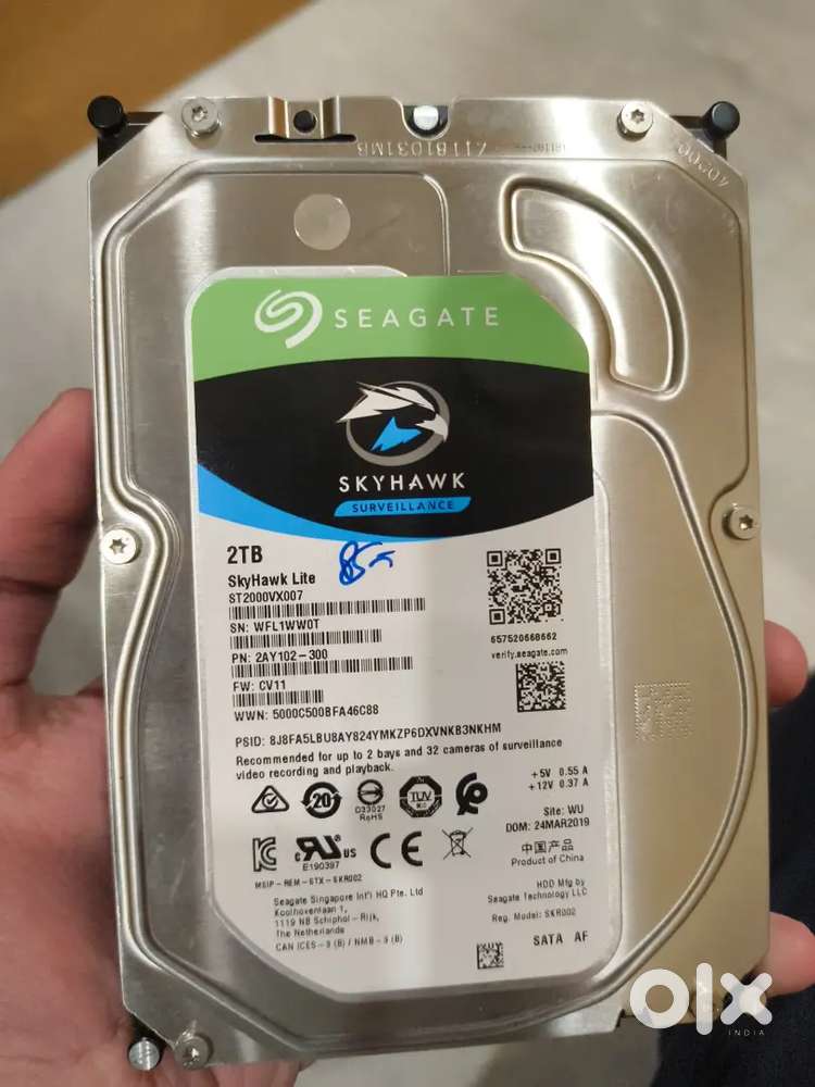 Seagaye 2TB hard disk