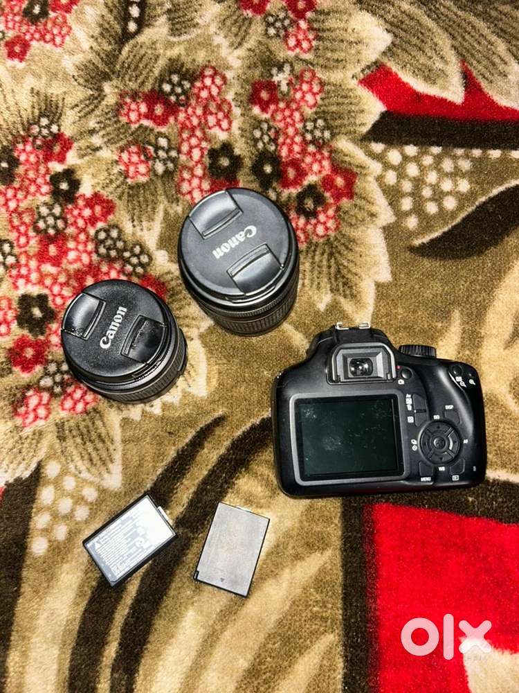 DSLR Camera  3000d with 2 Lens & 2 Battery