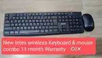 New Intex wireless Keyboard & mouse combo 11 month Warranty