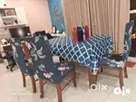 Wooden 6 seater dining table for sale