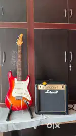 Electric Guitar With Amp