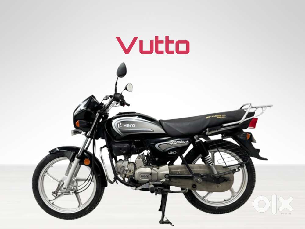 Hero Splendor Plus Self Alloy i3S (1907), 6 Months Warranty