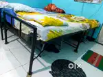 Bed & Iron Rack
