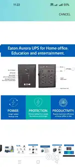 Eaton Aurora 1000VA UPS
