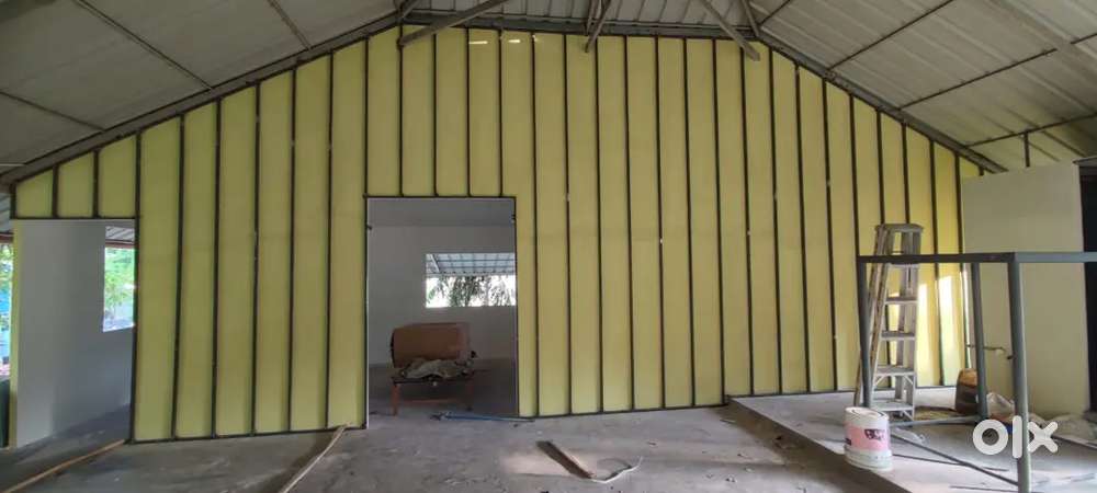 V BOARD PARTITION WORK, GYPSUM CEILING, ALUMINUM FABRICATION, ACP WORK