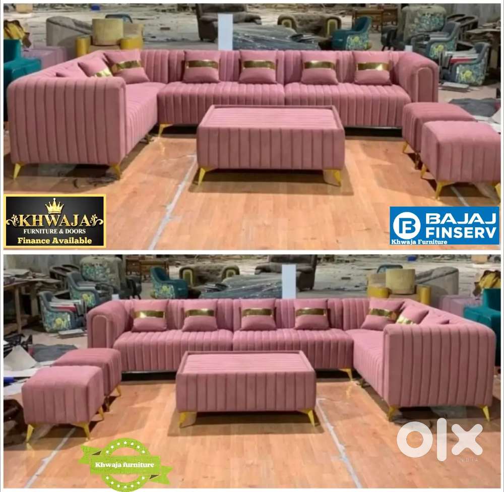 Khwaja Furniture. Brand new L corner sofa. Bajaj finance available