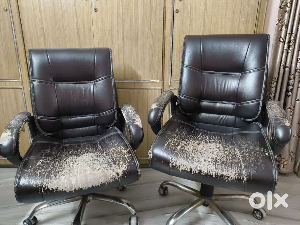 Two office chairs in decent condition(2500 each)