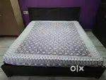 King size bed + cupboard + side table